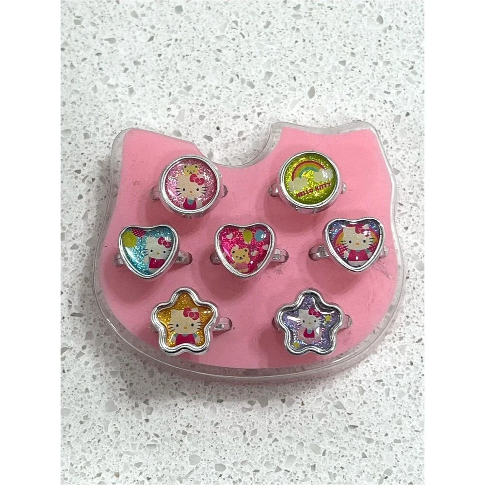 Hello Kitty and Assorted Rings 2 Sets